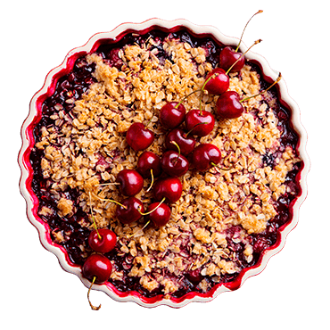 Cherry and cereal Pie